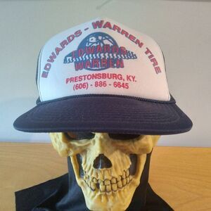 Deadstock Vintage Edwards-Warren Tire Snap Back Trucker Hat